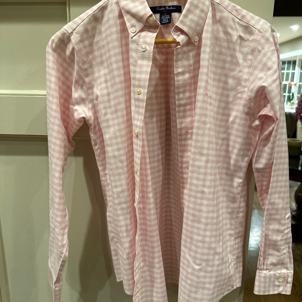Brooks Brothers Button Down kids Large pink